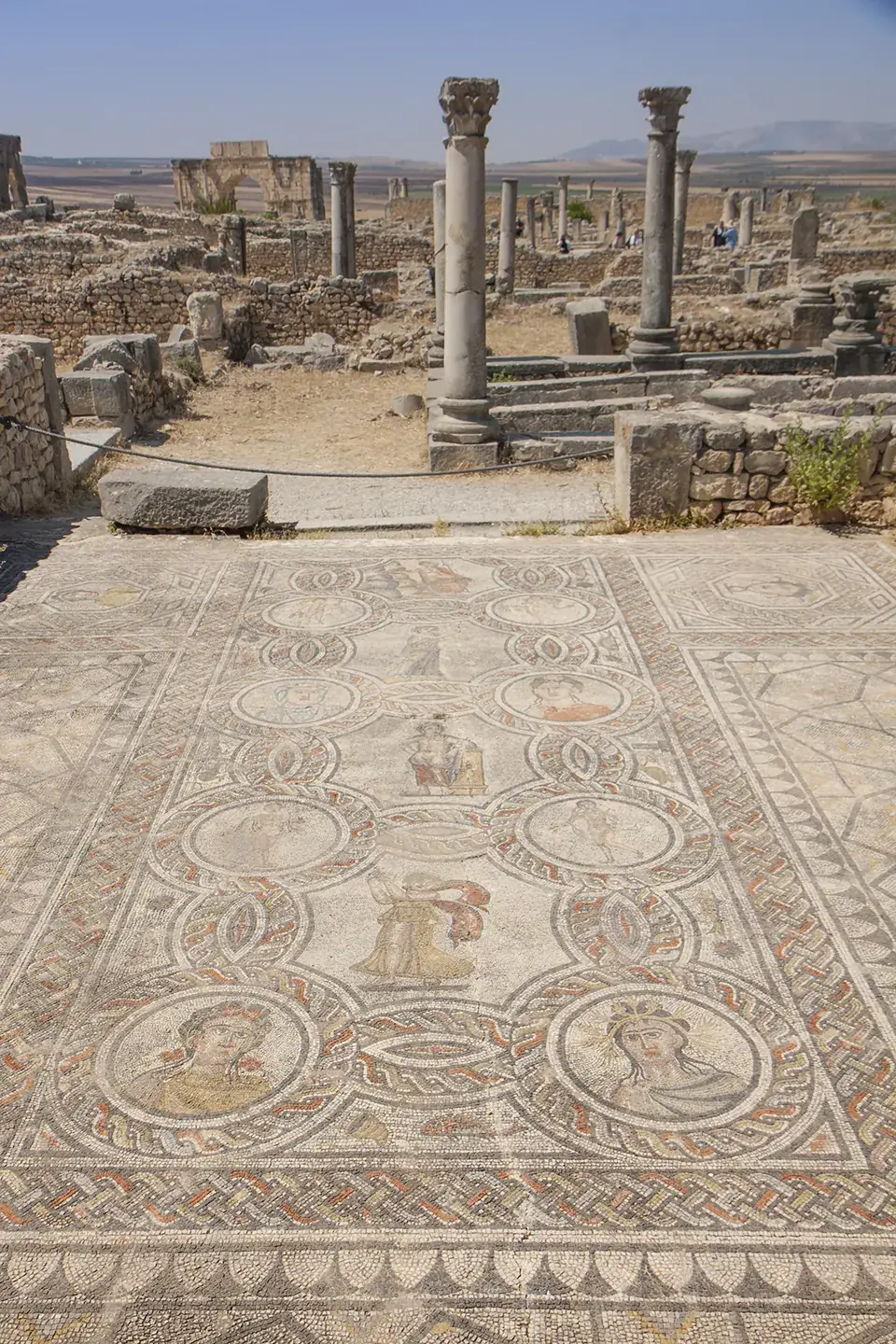 Mosaïque antique de Volubilis