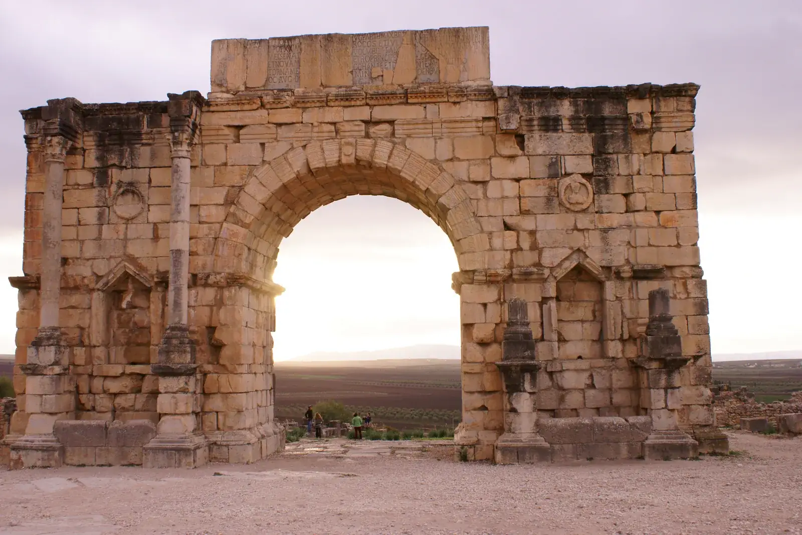 L’arc de triomphe de Volubilis